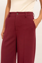Afbeelding in Gallery-weergave laden, Attentif Paris - [Aura] Wide high-waisted tailored long pants: Brown / Sx1 Mx1 Lx1 XLx1
