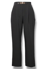 Afbeelding in Gallery-weergave laden, NINEF - Modern Fit Viscose-Blend Pants - Midnight Aura: Beige
