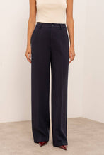 Afbeelding in Gallery-weergave laden, Attentif Paris - [Aura] Wide high-waisted tailored long pants: Brown / Sx1 Mx1 Lx1 XLx1
