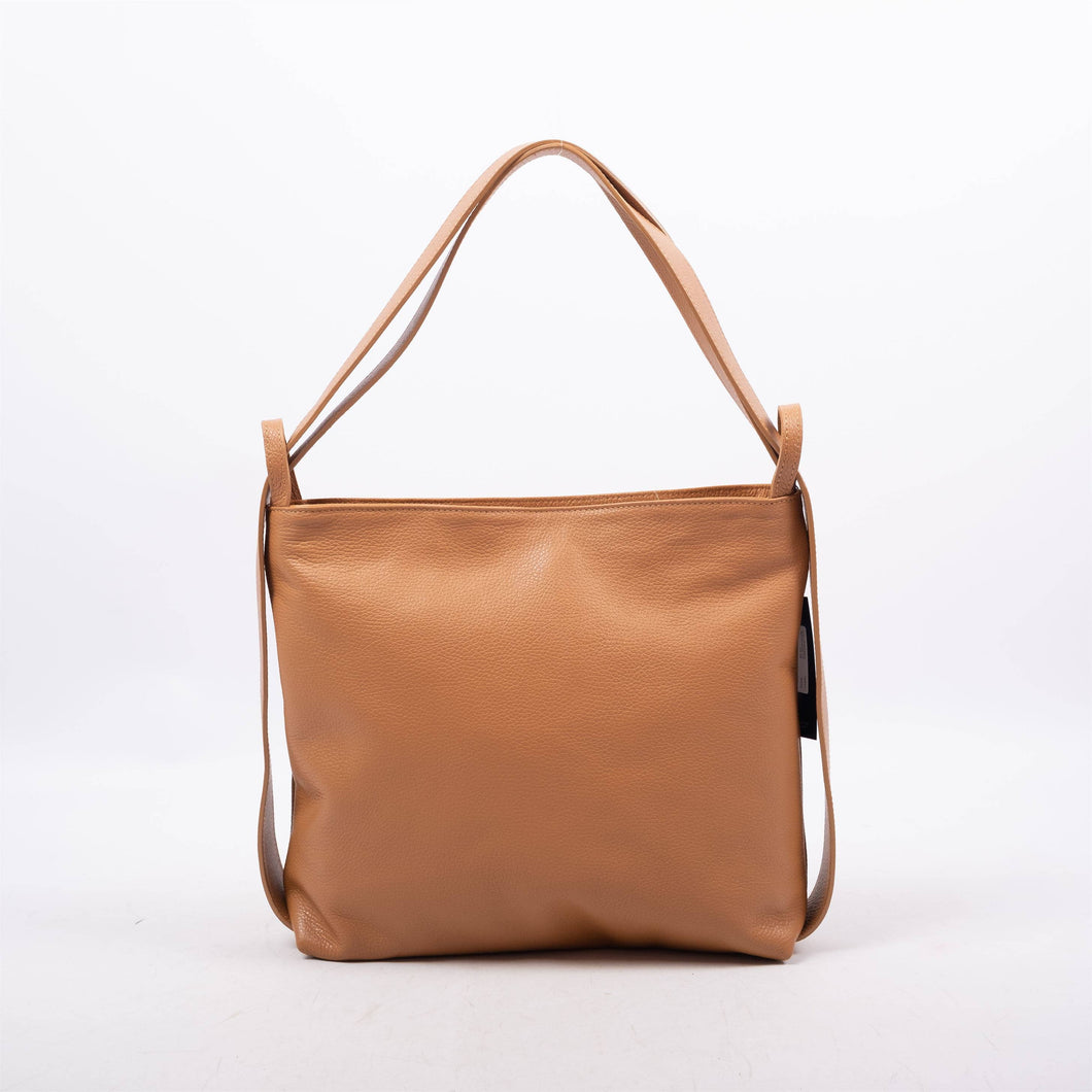 Cecile Wang - 54202 leather bag: Camel