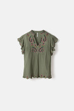 Afbeelding in Gallery-weergave laden, Lanidor - Embroidered Blouse        (416423-40): XL

