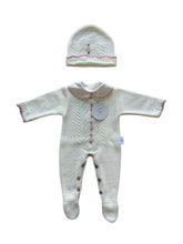 Afbeelding in Gallery-weergave laden, Cotton Socks - CT108 TRICOT JUMPSUIT SET W/ HAT AUTUMN/WINTER: Crude/Sand / 1/3 Months
