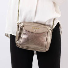 Afbeelding in Gallery-weergave laden, Cecile Wang - Iridescent leather bag 32695: Silver
