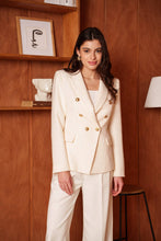 Afbeelding in Gallery-weergave laden, Attentif Paris - Fitted tweed blazer: Blue / S/M/L/XL
