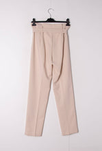 Afbeelding in Gallery-weergave laden, Afinity - Women's tailored pants A3305PT – high waist with belt: Green / Standard / L
