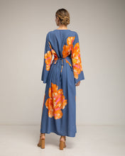 Afbeelding in Gallery-weergave laden, Tantra - Long floral dress: Navy / YOUR
