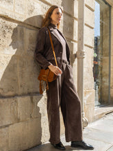 Afbeelding in Gallery-weergave laden, NOELINE - Wide-leg corduroy pants 59164: Bordeaux
