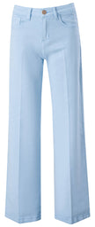 FERRACHE - Straight jeans with a cotton blend: Baby Blue