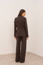 Afbeelding in Gallery-weergave laden, Attentif Paris - [Aura] Women&#39;s fitted blazer: Brown / Sx1 Mx1 Lx1 XLx1
