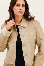 Afbeelding in Gallery-weergave laden, CHOKLATE PARIS - Suede leather &amp; faux fur coat - 89A123: Choco / 1S-2M-2L-1XL
