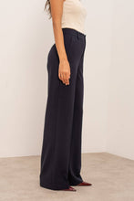 Afbeelding in Gallery-weergave laden, Attentif Paris - [Aura] Wide high-waisted tailored long pants: Brown / Sx1 Mx1 Lx1 XLx1
