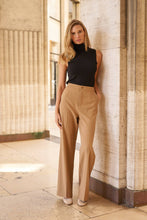 Afbeelding in Gallery-weergave laden, Attentif Paris - Wide high waist pants: Mole / Sx1 Mx1 Lx1 XLx1
