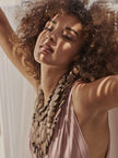 Bijondo - Guinea wooden light necklace: Naked