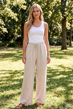 Afbeelding in Gallery-weergave laden, LÉA &amp; LUC - 100% linen trousers REF. 30132: Beige / Unique
