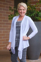 Afbeelding in Gallery-weergave laden, TINA Stephens Italy/Tees By Tina - Carla Open Cardi w/Silk Trim (CLS201): 672 Fuchsia
