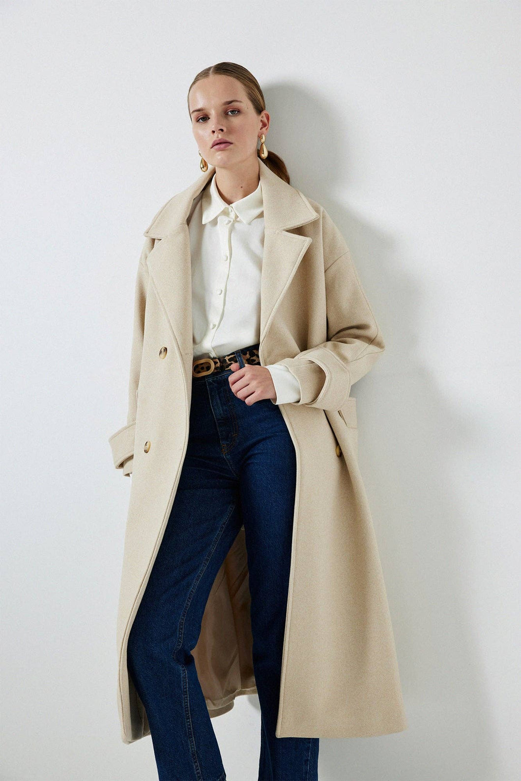 Touché - CACHET COAT: Cream