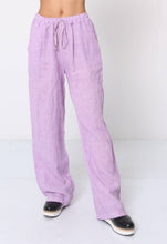 Afbeelding in Gallery-weergave laden, LÉA &amp; LUC - 100% linen trousers REF. 30132: White / Unique

