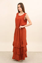 Afbeelding in Gallery-weergave laden, LÉA &amp; LUC - Linen Skirt REF. 80420: Pink
