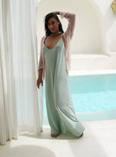 Afbeelding in Gallery-weergave laden, Bijondo - Amelia rayon short mesh cardigan: Orange / One size

