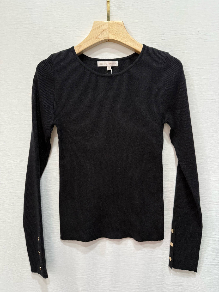 Version féminin So Twice - Sweater reference 9143, size 1 and size 2: Choco / Frenchman / T1