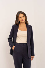 Afbeelding in Gallery-weergave laden, Attentif Paris - [Aura] Women&#39;s fitted blazer: Navy Blue / Sx1 Mx1 Lx1 XLx1
