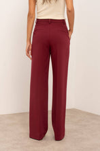 Afbeelding in Gallery-weergave laden, Attentif Paris - [Aura] Wide high-waisted tailored long pants: Brown / Sx1 Mx1 Lx1 XLx1
