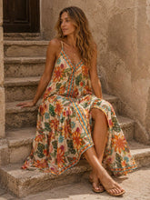 Afbeelding in Gallery-weergave laden, Orice - Long V-neck dress: 669 / One size
