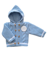 Afbeelding in Gallery-weergave laden, Cotton Socks - 318 DOUBLE JACKET ONE SIZE (AUTUMN/WINTER): Baby blue / 0—3M
