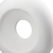 Gilde Handwerk Macrander GmbH & Co. KG - Organico round perforated vase, h.16.5 cm: Watertight / White / Pottery