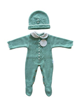 Afbeelding in Gallery-weergave laden, Cotton Socks - CT108 TRICOT JUMPSUIT SET W/ HAT AUTUMN/WINTER: Crude/Sand / 1/3 Months
