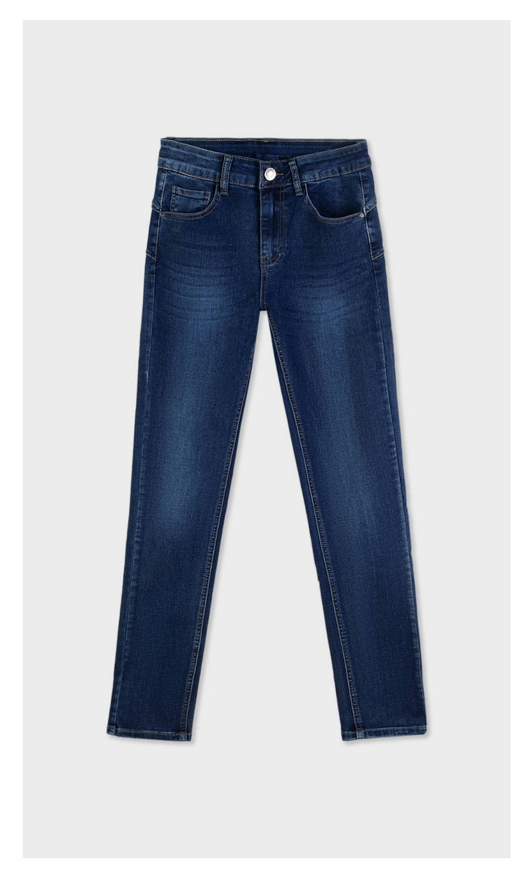 D68GROUP S.R.L. - Curve high waist push-up skinny jeans in dark blue